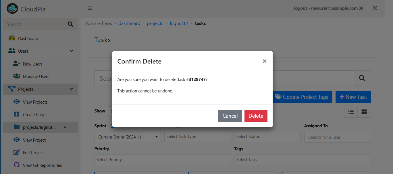 Delete Task